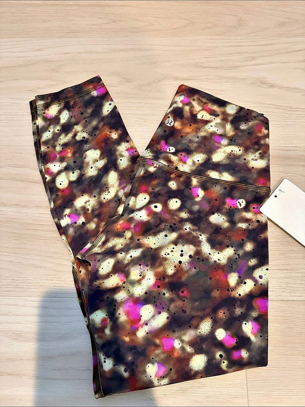 lululemon Align HR Pant 25" Abstract Print Nylon Size 8 NWT